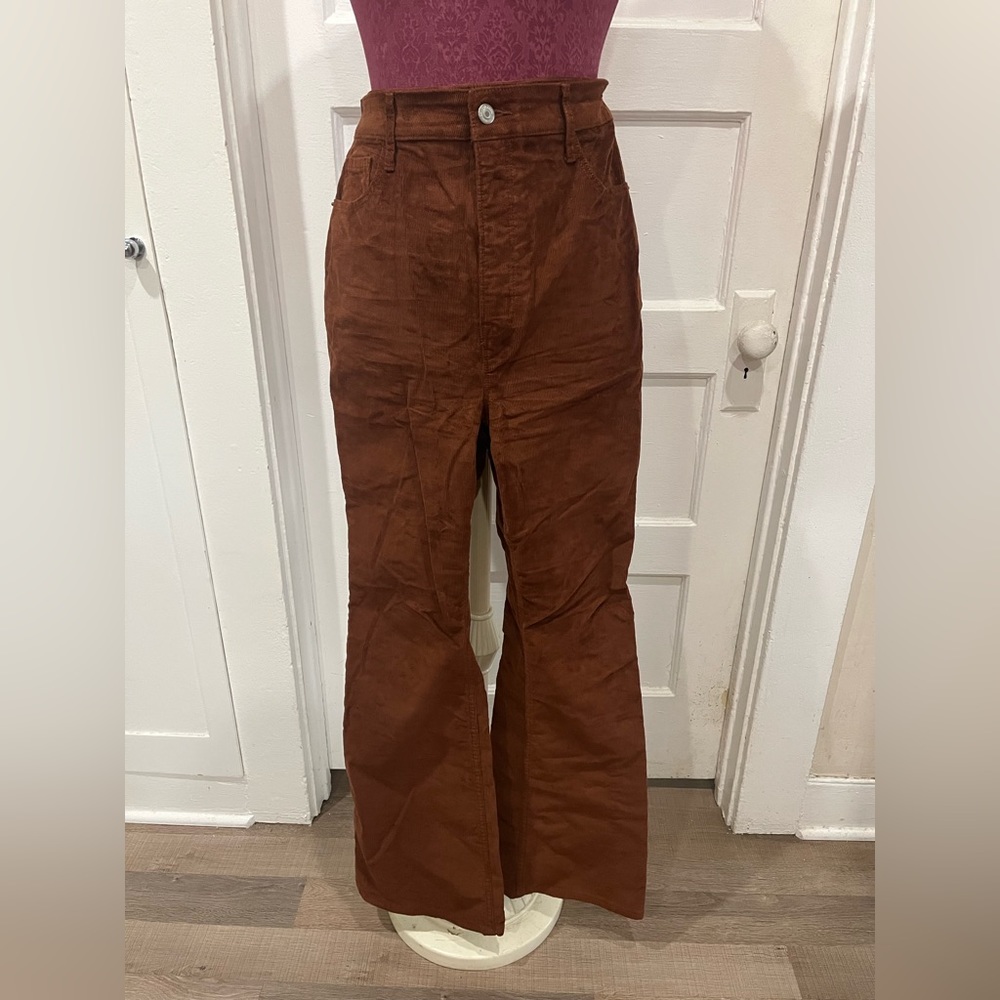 Old Navy Brown Corduroy Flared pants, size 12